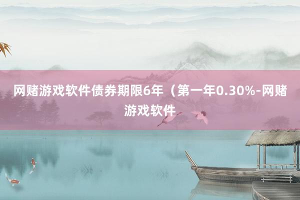 网赌游戏软件债券期限6年（第一年0.30%-网赌游戏软件