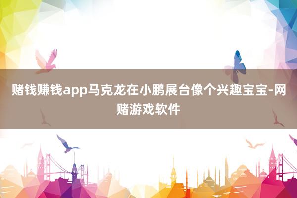 赌钱赚钱app马克龙在小鹏展台像个兴趣宝宝-网赌游戏软件