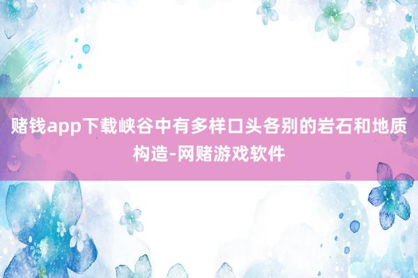 赌钱app下载峡谷中有多样口头各别的岩石和地质构造-网赌游戏软件