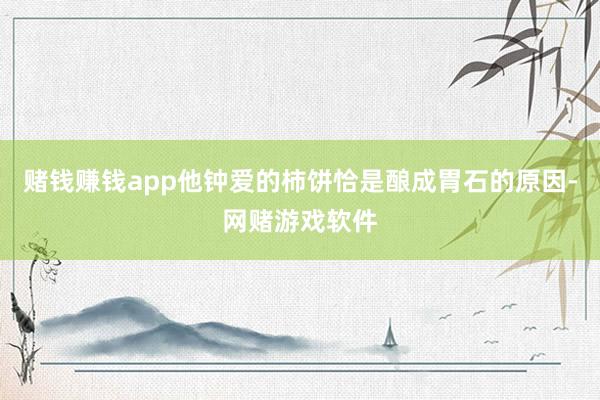 赌钱赚钱app他钟爱的柿饼恰是酿成胃石的原因-网赌游戏软件