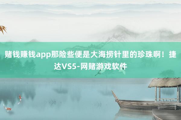 赌钱赚钱app那险些便是大海捞针里的珍珠啊！捷达VS5-网赌游戏软件